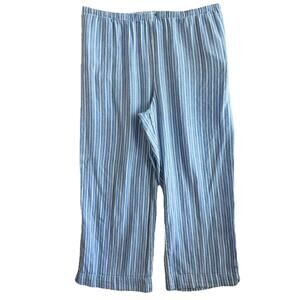 Striped Linen Pants XXL Resort Lounge Beach Summer Vacation Fairy